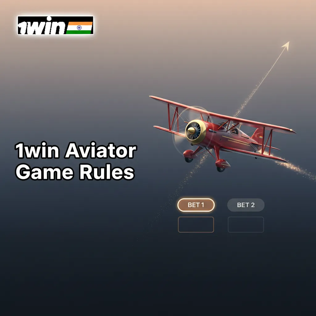 1win Aviator rules: red plane climbs as multiplier rises; cash out in time. Min ₨10, two bets per round, auto cash out.