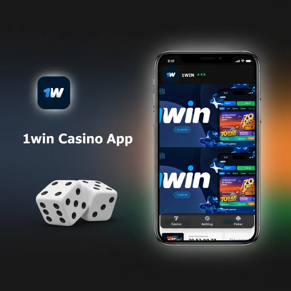 1win Casino app with one-tap switch to sports, slots from NetEnt & Pragmatic, Book of Dead, and live dealers from Evolution.