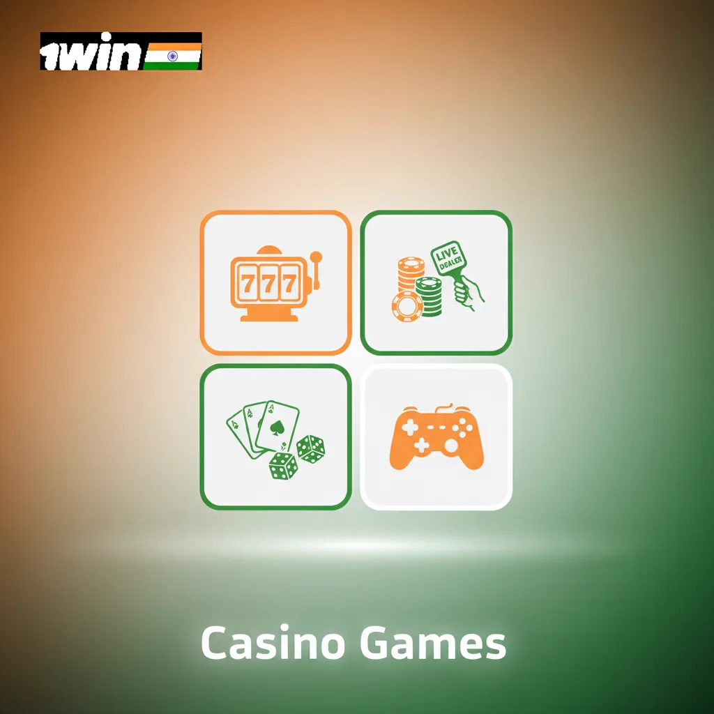 1win casino games: 5,000+ titles, 24/7. Slots, live roulette, Teen Patti, Andar Bahar, blackjack, baccarat, dice.