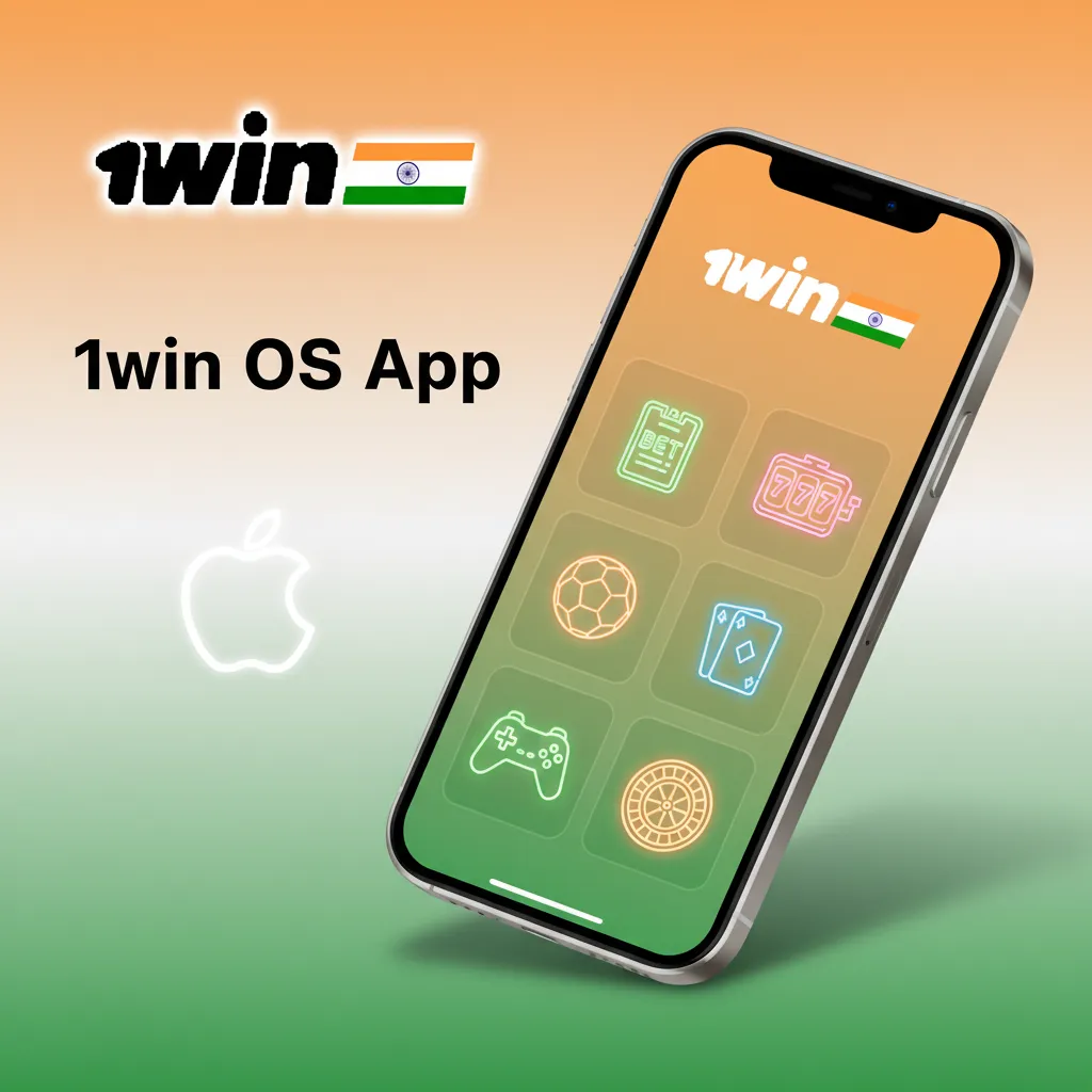 iPhone and iPad displaying the 1win iOS app for betting, casino, payments, and bonuses; free, iOS 12+, ~200 MB.