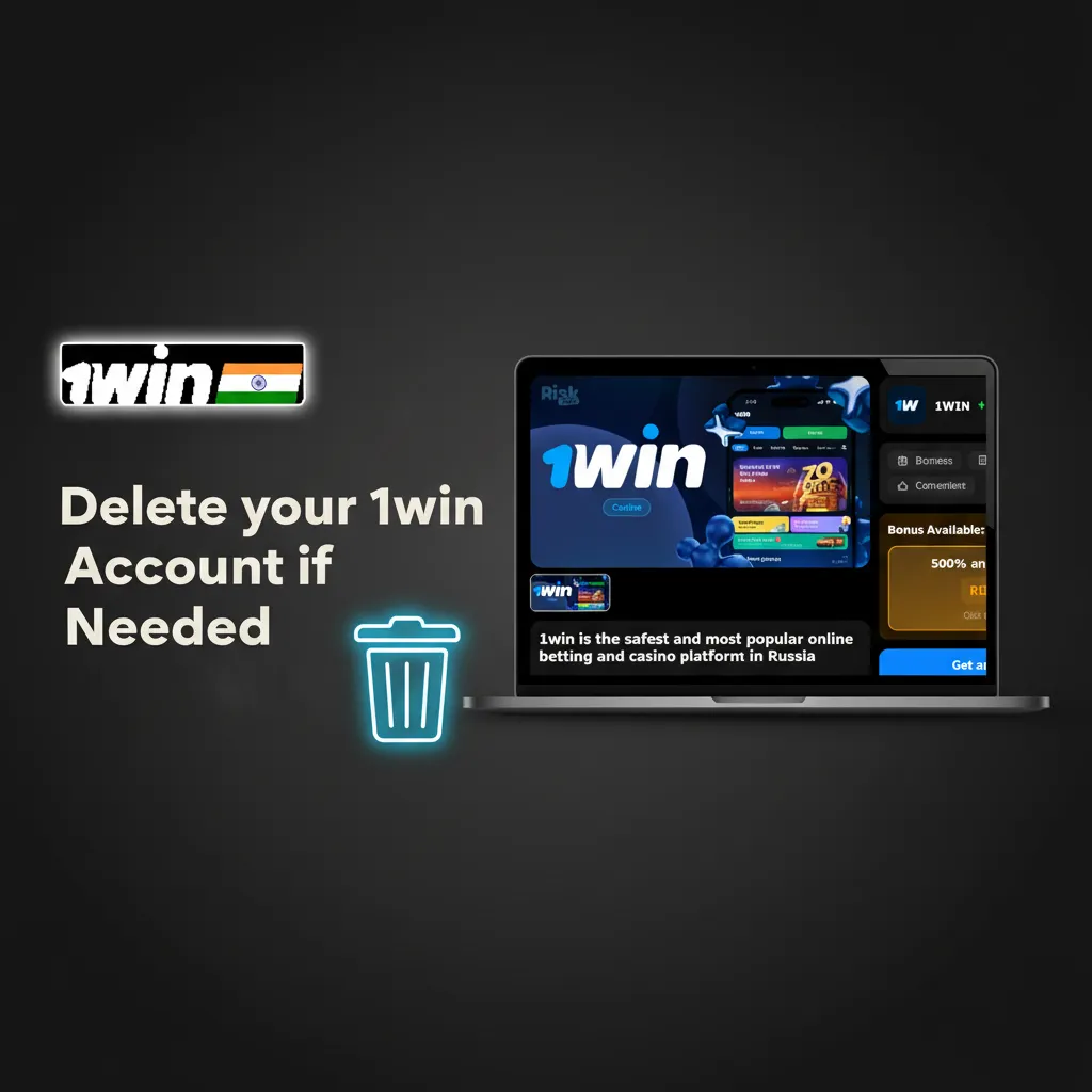 Delete your 1win account steps: contact support, verify ID, choose closure or self-exclusion, receive confirmation email.