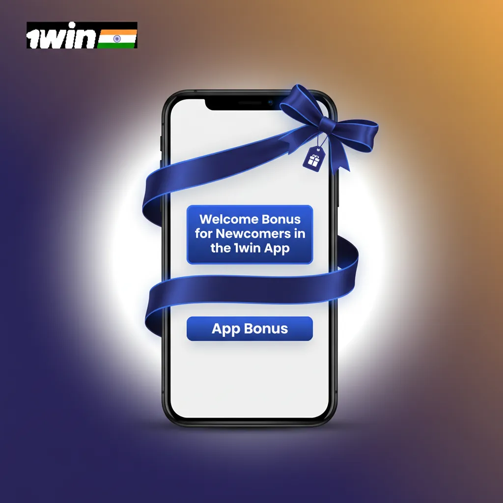 1win app welcome bonus screen: choose Sports or Casino, 500% up to ₹75,000 with extra spins for slots; select at sign-up