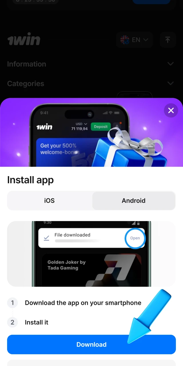 1win-india-aviator-app-how-to-find-download-button