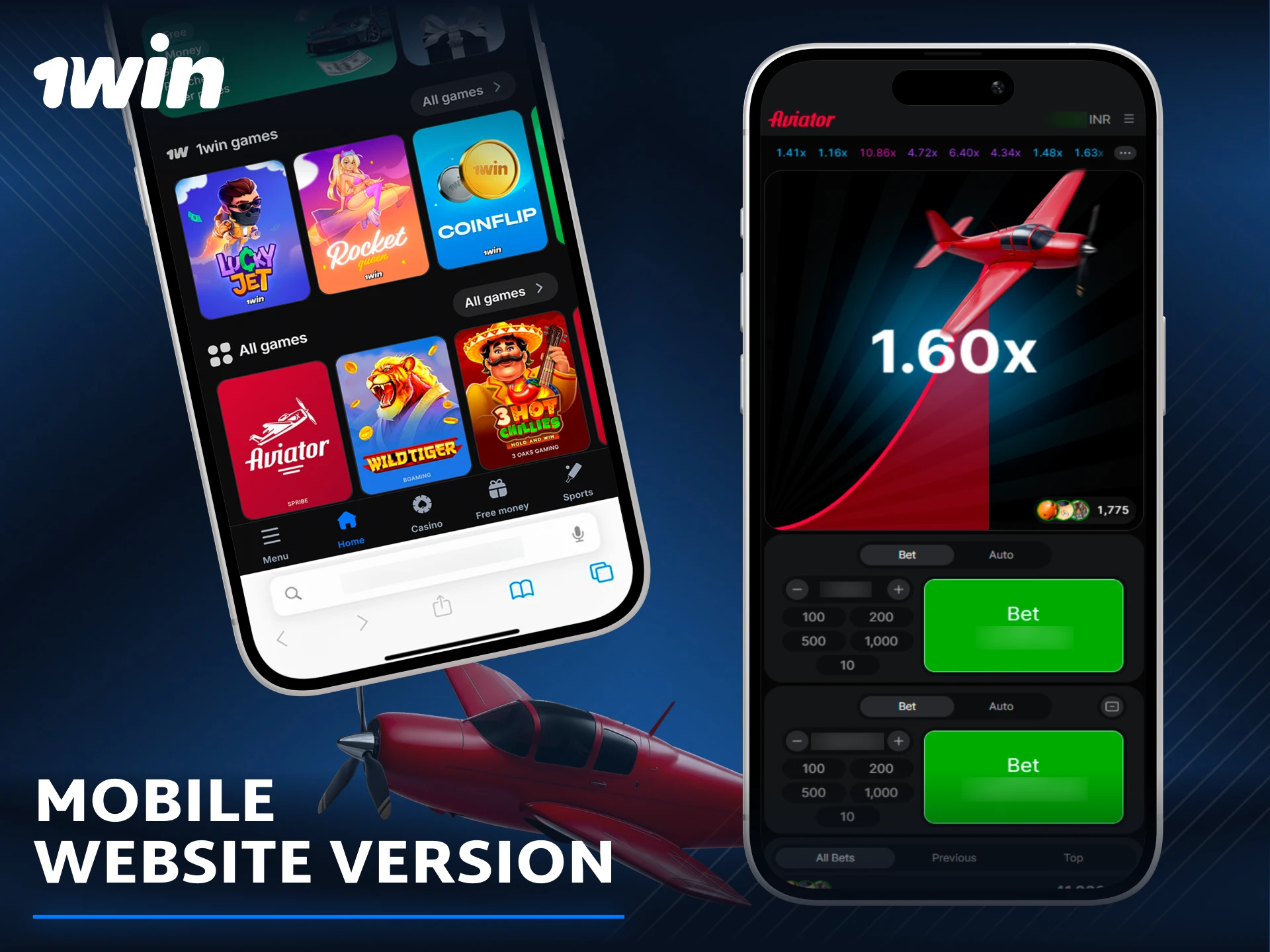 aviator-1win-india-app-mobile-website-version